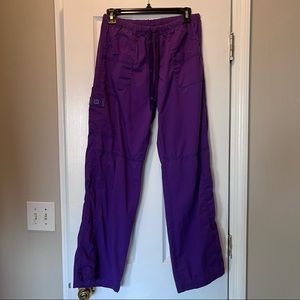 Purple wonder wink scrub pants